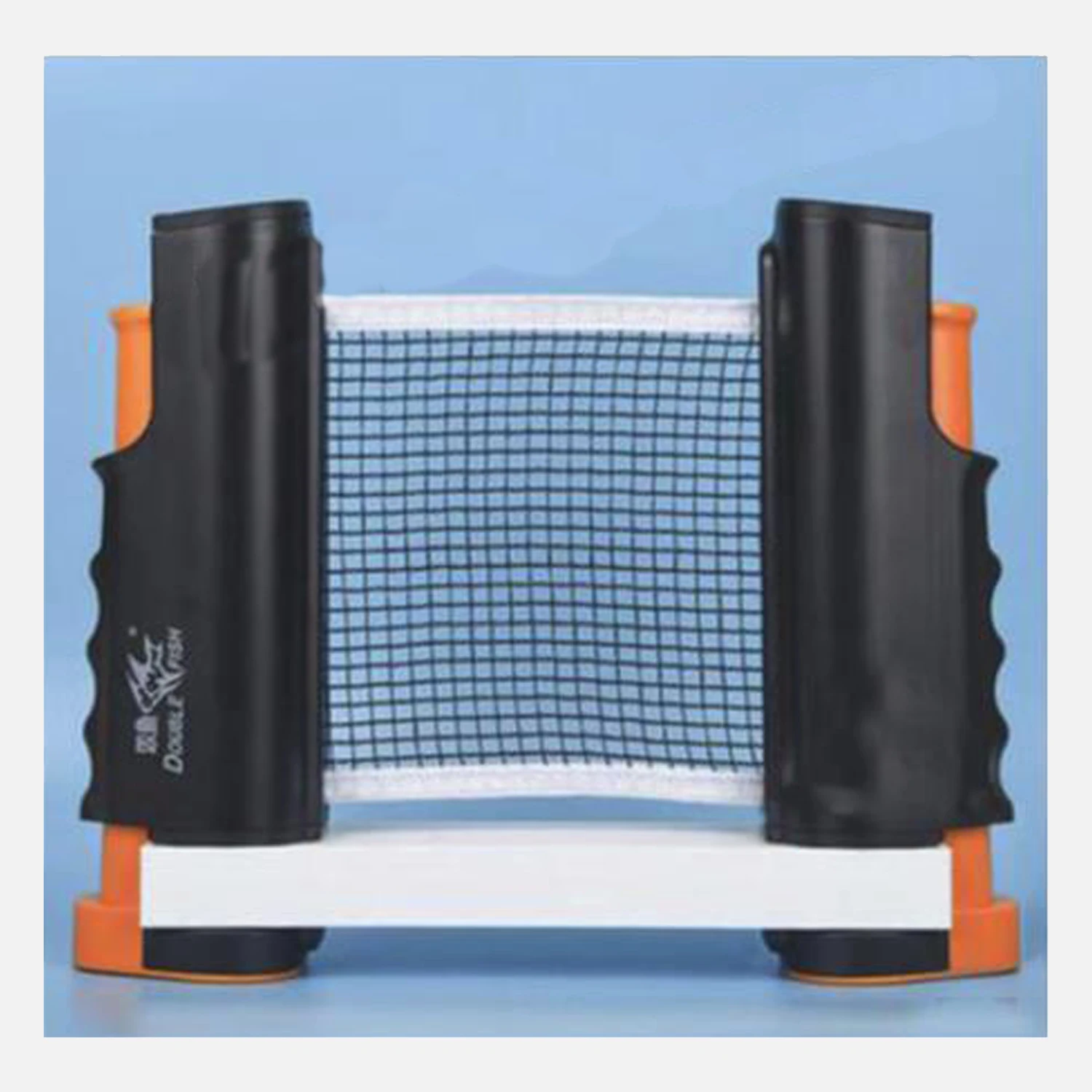 Двойна мрежа за тенис на маса риба чиста свободна ретрактабле мрежа за игри, ракета за тенис на маса Изображение 0