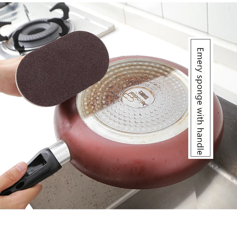 Супер силна четка за дезинфекция на кухненска гъба за почистване на инструменти четка за почистване гъба наждачная гореща разпродажба мощна магическа Изображение 0