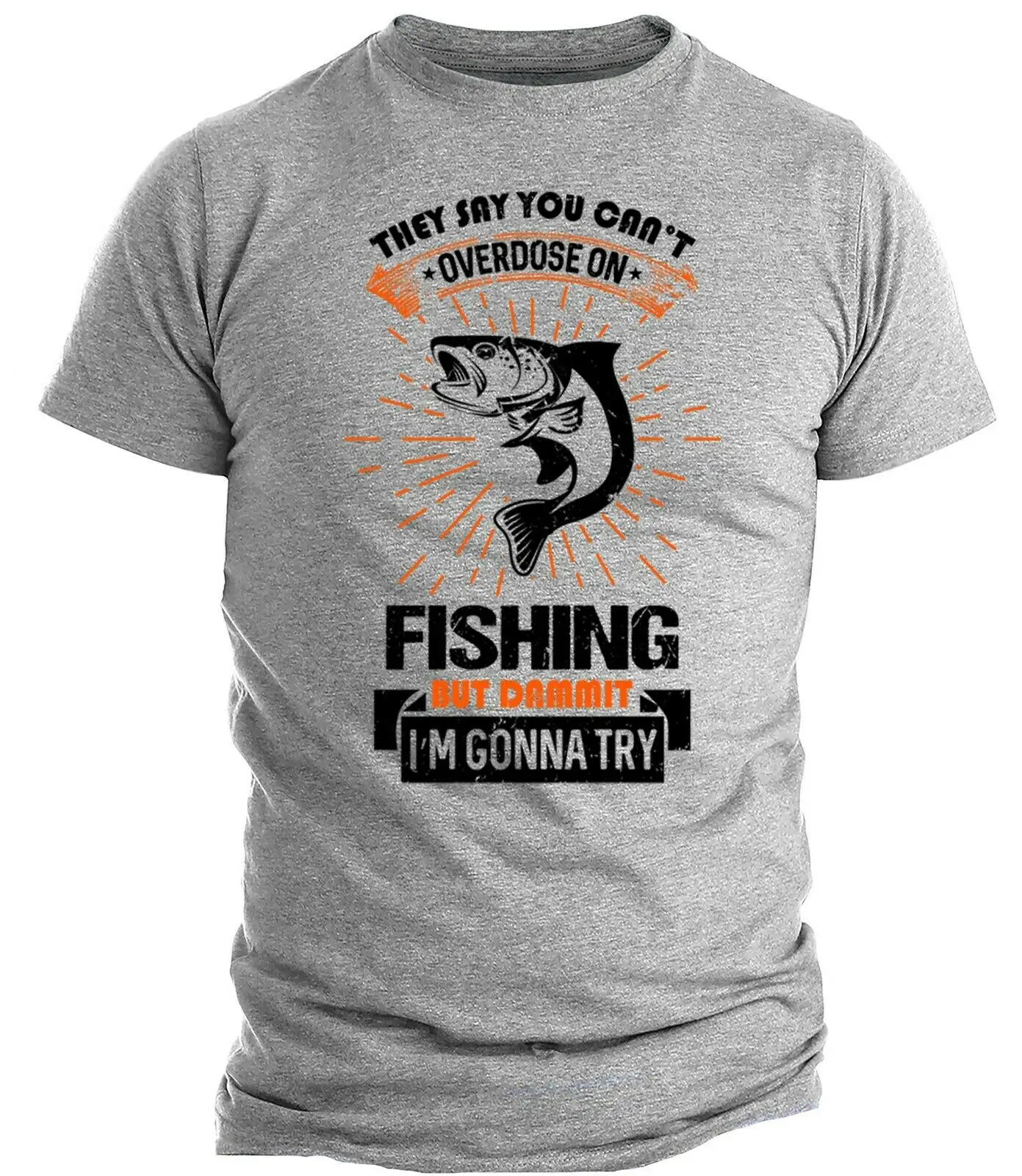 Риболов Забавен Риза Сарказъм Рибар Хоби Хумор Риболов Предозиране на Мъжки Ризи 100% Памук Ежедневни Тениска Свободен Топ Размер S-3XL Изображение 2
