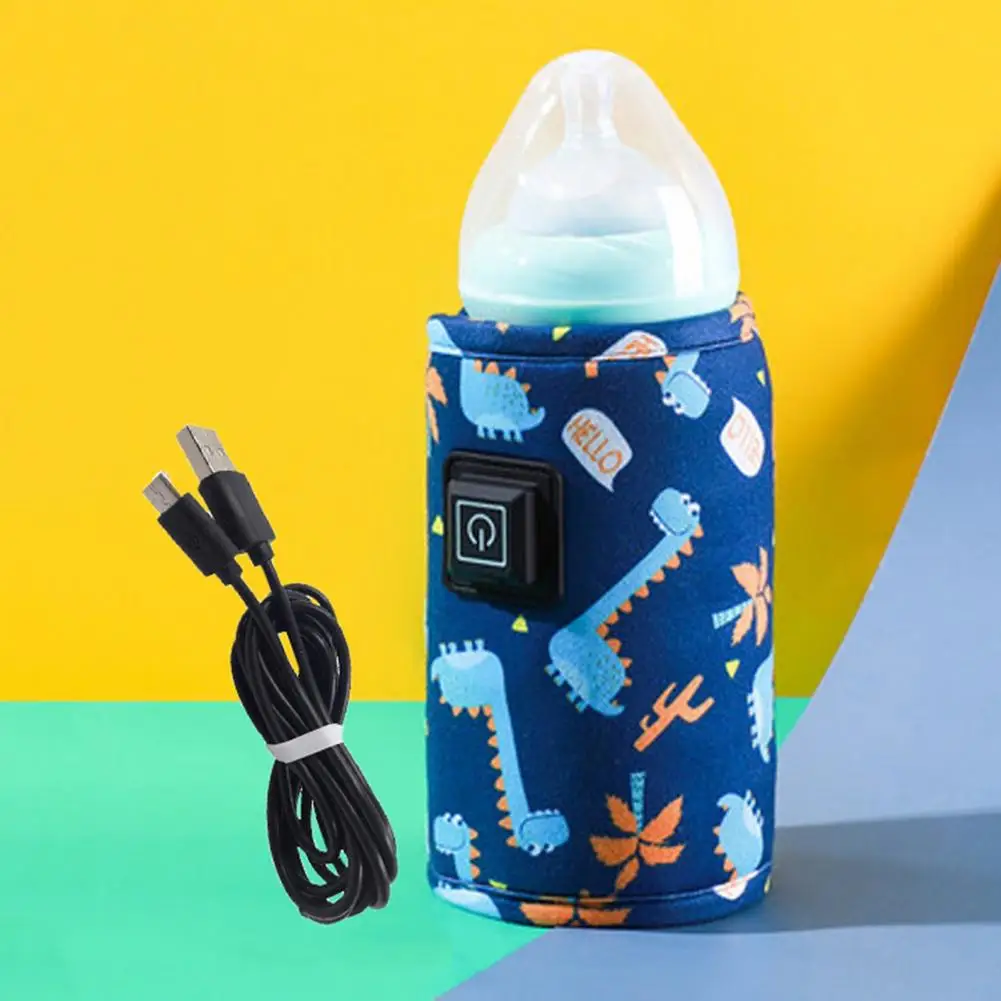 Модерна USB-Топло за Хранене на Деца на Открито, Светлина топла вода чанта за Бебешки Бутилки, Отлична Пластичност за Детска Градина Изображение 3