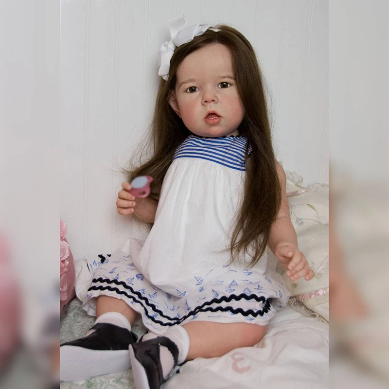 55 СМ Reborn Baby Doll, Лиам Baby Reborn Кукли, Меки На Допир Истински Реалистични Играчки За Деца, Детски Игрални Играчка, Подарък Изображение 0