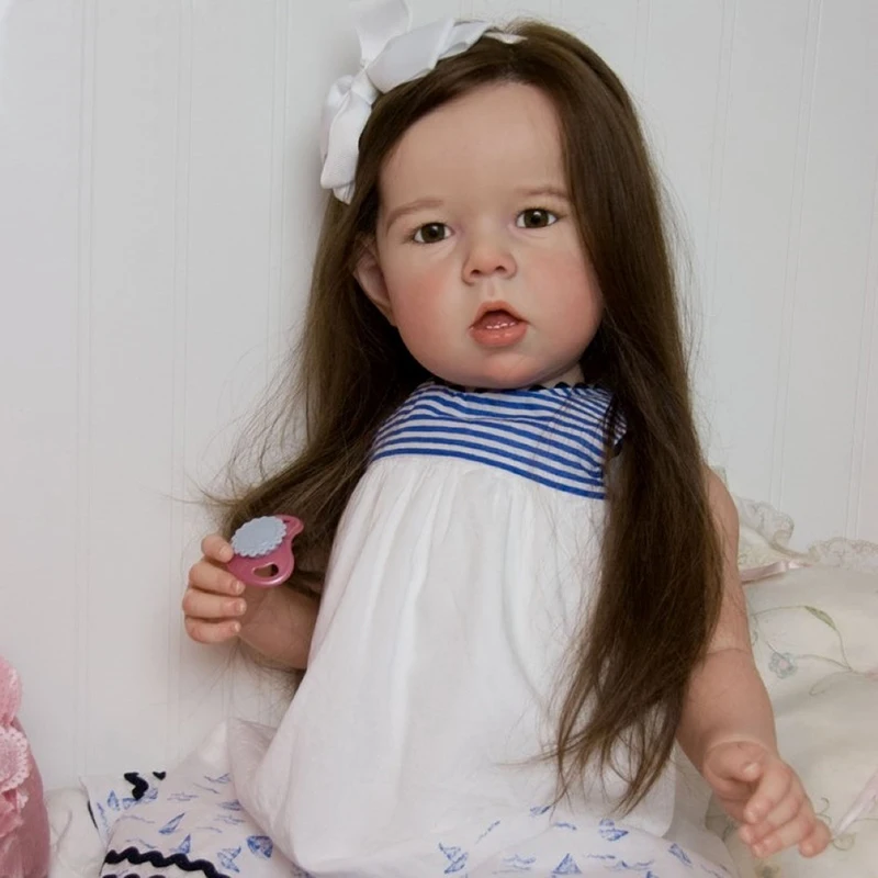 55 СМ Reborn Baby Doll, Лиам Baby Reborn Кукли, Меки На Допир Истински Реалистични Играчки За Деца, Детски Игрални Играчка, Подарък Изображение 1