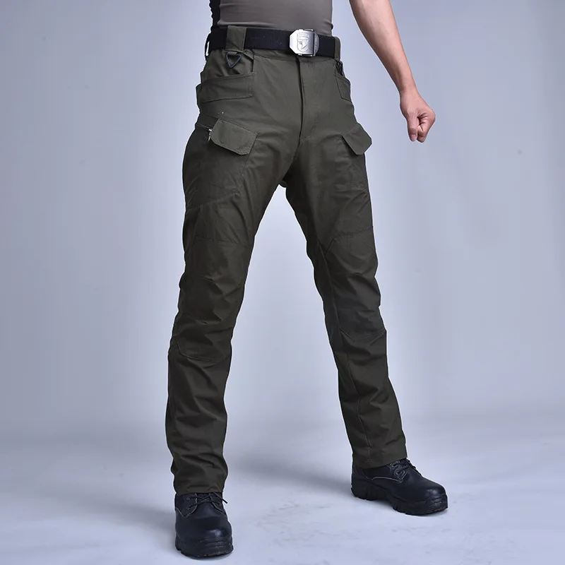 Мъжки Летни бързо съхнещи Тънки Туристически, Спортни Панталони Армейски Фен на Уличните Бойни Спортни Тактически Панталони 6XL Плюс Размер Панталон Cargo Панталони Изображение 1