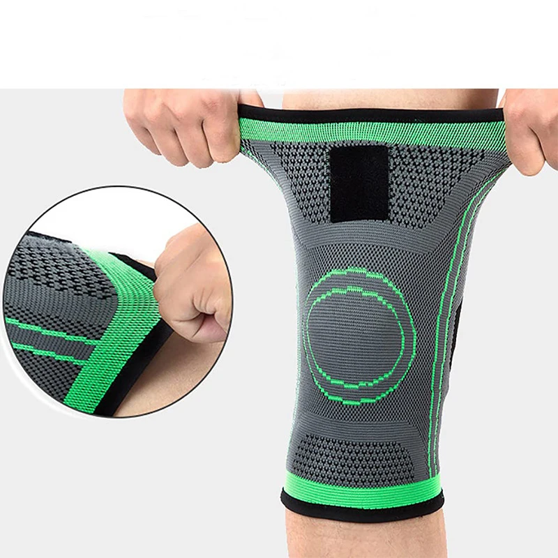 Гъвкава поддръжка на коленете подложки скоби подкрепа на спорта наколенник за мъже, за жени, за лечение на артрит на ставите протектор компрессионный ръкав фитнес Изображение 0