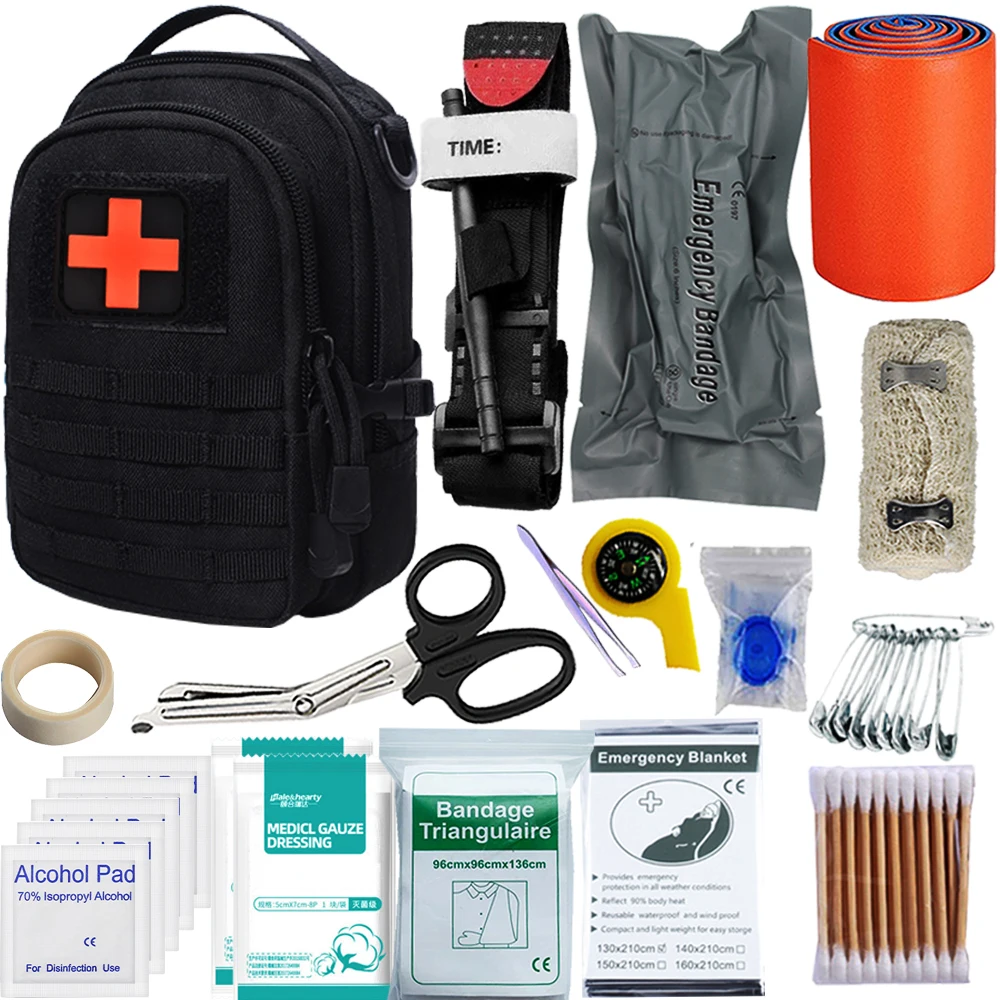 Външна Медицинска Чанта за Преносим Комплект за Първа Помощ Тактически MALL Аксесоари Джобове За Съхранение на Военната Тактическа Чанта Изображение 1