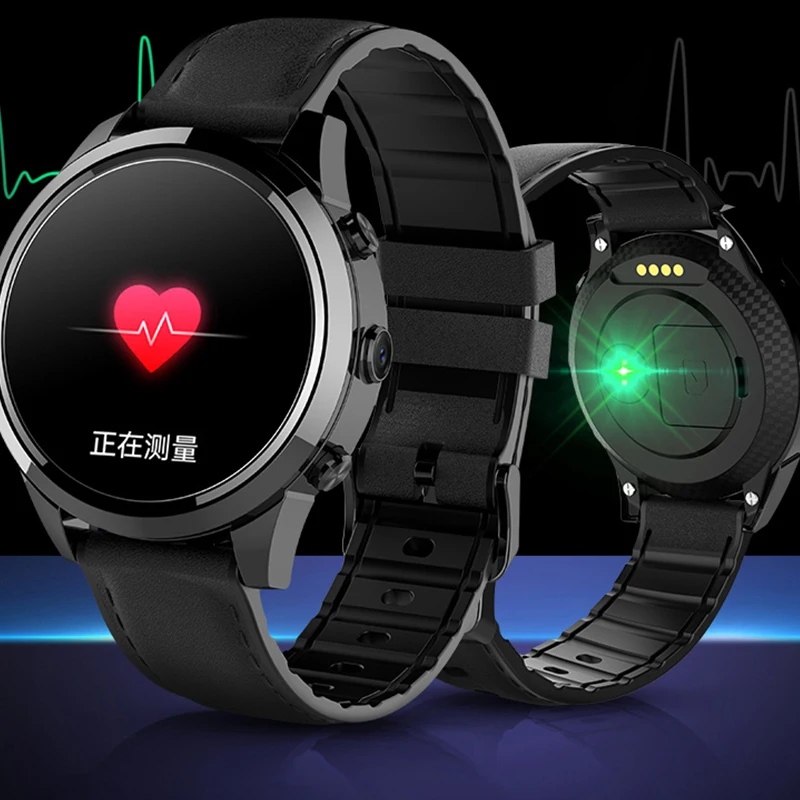 метална каишка Android 4g lte Смарт часовници мъжки GPS навигация, WIFI монитор на сърдечния ритъм на монитора на сън bluetooth умен часовник ръчен часовник Изображение 3