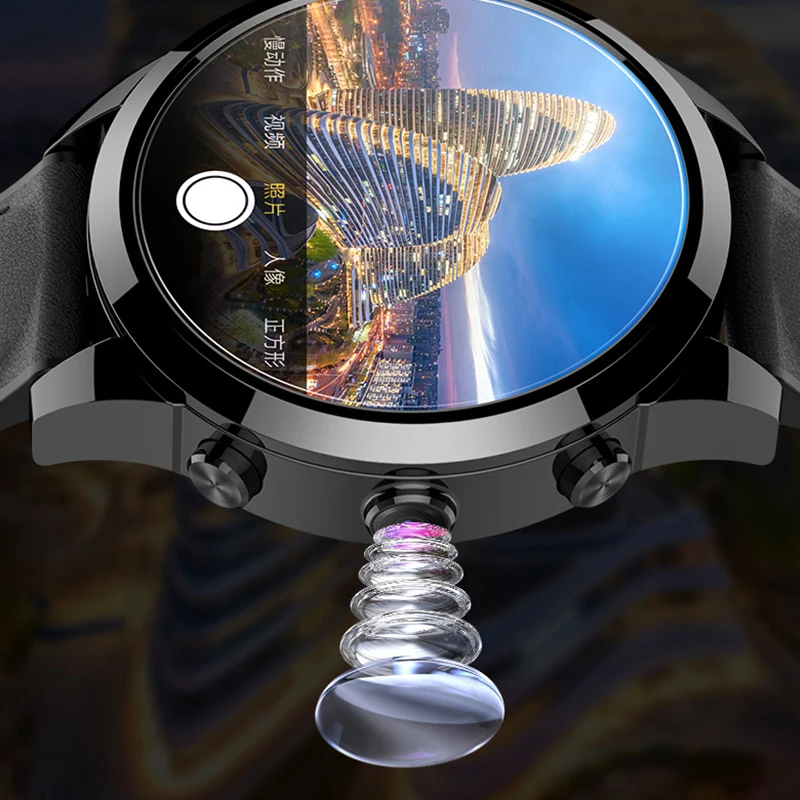 метална каишка Android 4g lte Смарт часовници мъжки GPS навигация, WIFI монитор на сърдечния ритъм на монитора на сън bluetooth умен часовник ръчен часовник Изображение 5