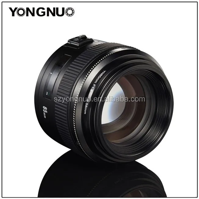 Стандартен обектив с фокусно разстояние Yongnuo YN85mm F / 1.8 AF /MF за цифров огледално-рефлексен фотоапарат Canon Изображение 0