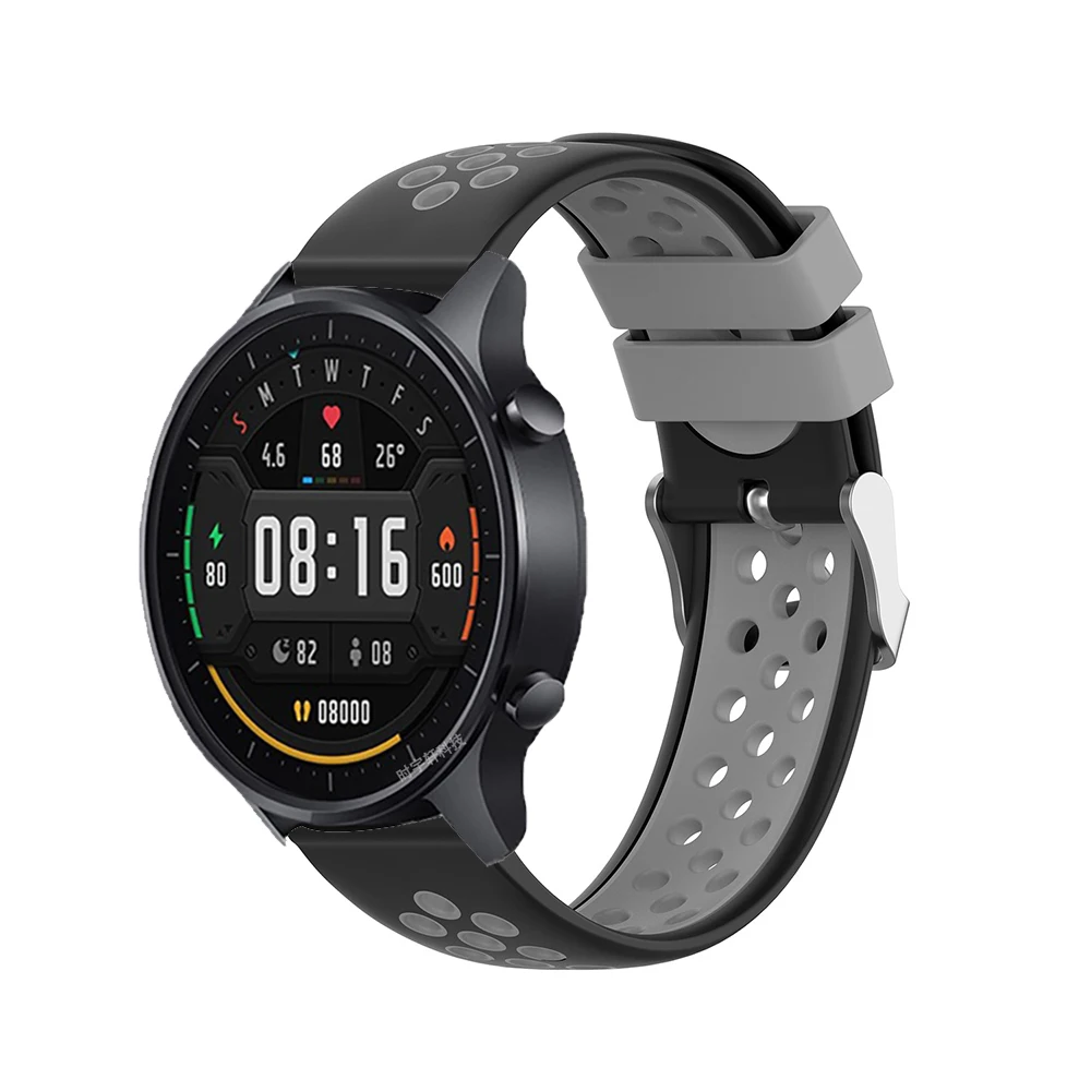 Силиконов Ремък За Xiaomi Mi Watch Цветен Smart-watchband Подмяна 22 мм и Каишка За Часовник Huami Amazfit GTR 2 GTR2 2Д Изображение 2