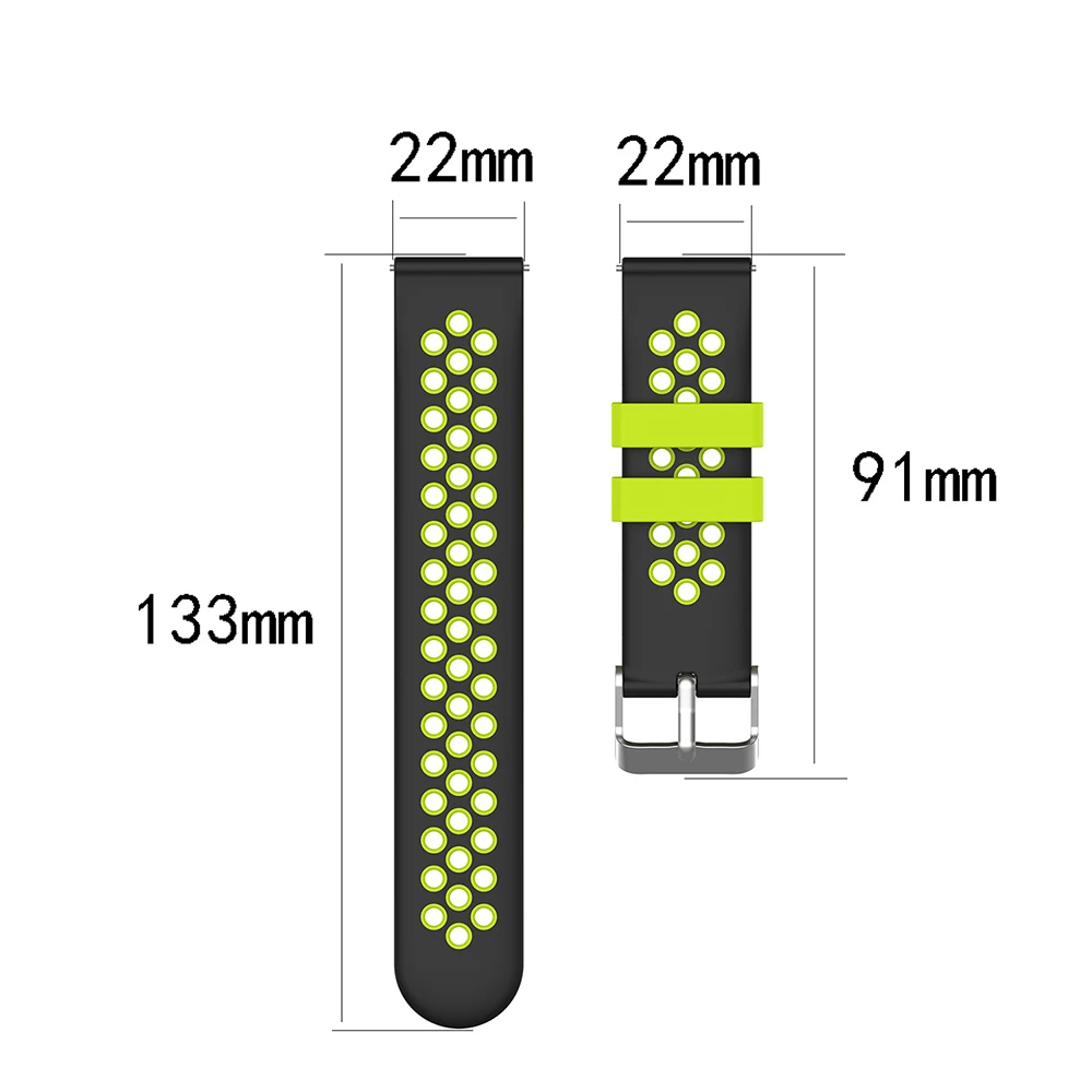 Силиконов Ремък За Xiaomi Mi Watch Цветен Smart-watchband Подмяна 22 мм и Каишка За Часовник Huami Amazfit GTR 2 GTR2 2Д Изображение 4
